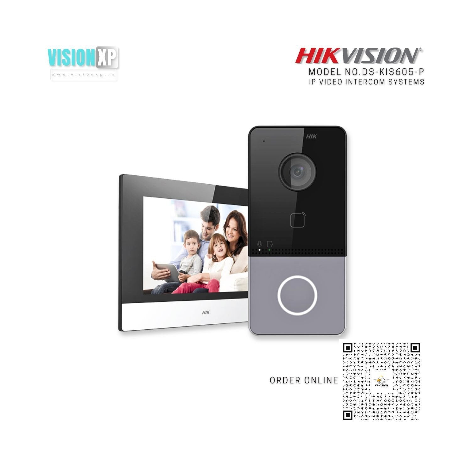 Hikvision DS-KIS605-P IP Video Door Phone Intercom Systems Hikvision DS-KIS605-P IP Video Door Phone Intercom Systems